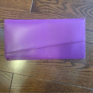 Purple Danier Portfolio Clutch